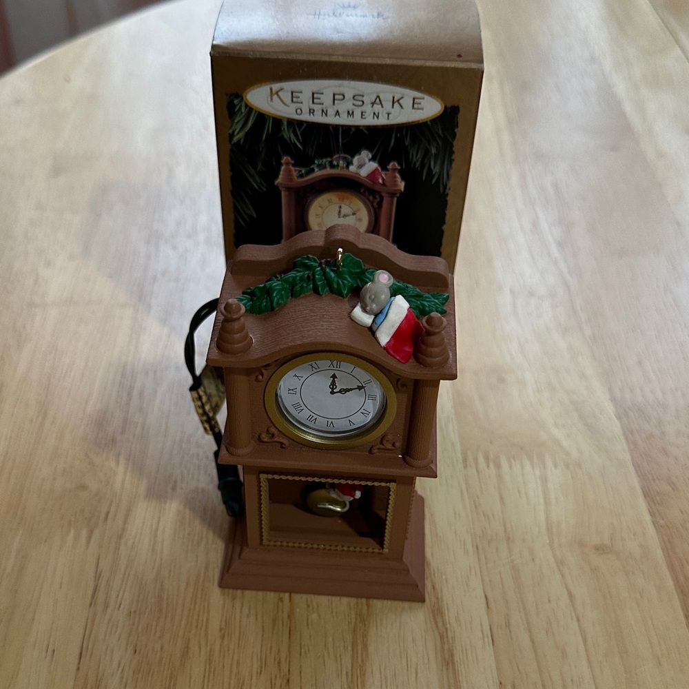 Hallmark Holiday Clock Ornament